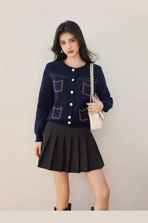JC Collection Women Printed Cardigan Sweaters