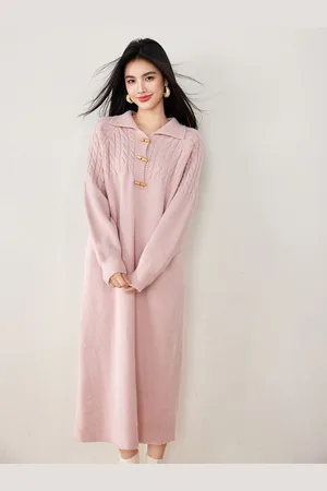 JC Collection Women Cable Knit Longline Pullover