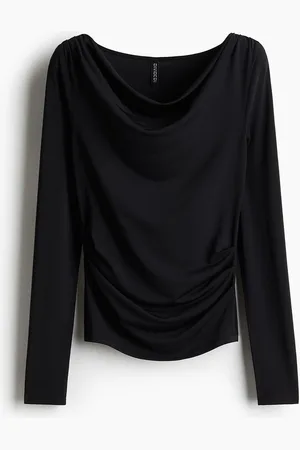 H&M Women Draped Jersey Top
