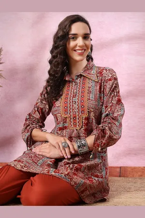 Lakshita Women Printed Tunic with Palazzos