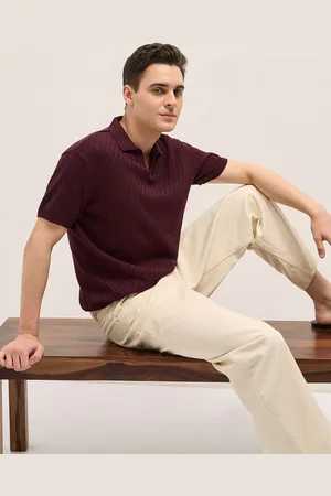 The Bear House Men Polo Collar T-shirt