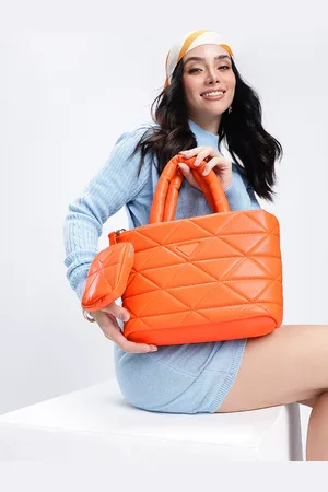 DressBerry Quilted Handheld Bag with Pouch