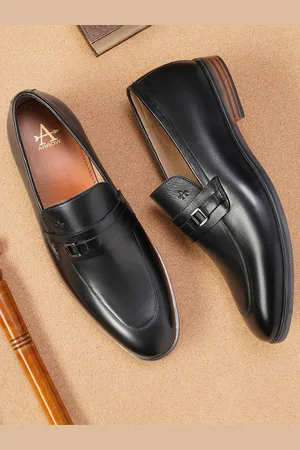 Arrow Men Slip-On Leather Round Toe Formal Loafers