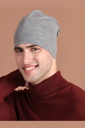 VIMAL JONNEY Unisex Grey Beanie