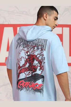Highlander Men Cotton Printed Hooded Pullover Sweatshirt