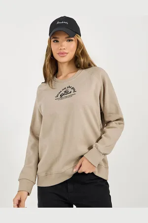 Styli Women Regular Fit Regular Length Graphic Printed Sweatshirt