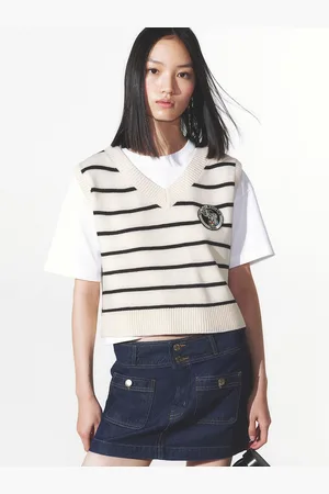 H&M Women Appliqued Sweater Vest