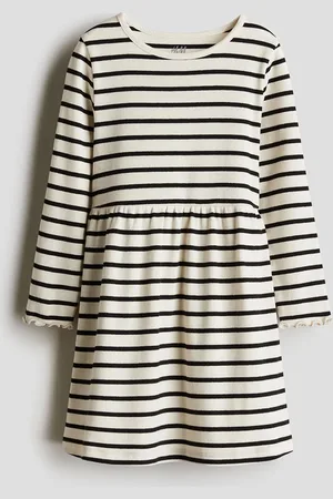 H&M Girls Ribbed jersey dress