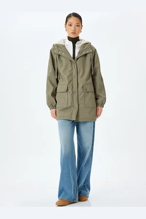 Koton Women Hooded Overcoats