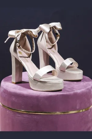 DIVASTRI Suede Party Block Sandals