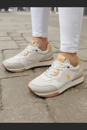 U.S. Polo Assn. Women CLEO Colourblocked Comfort Insole Basics Sneakers