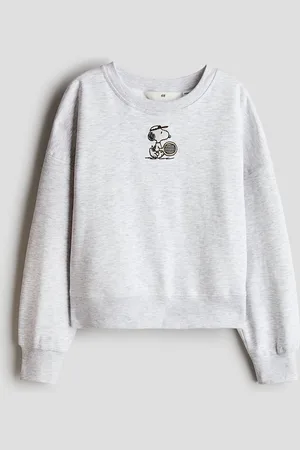 H&M Girls Print-Motif Sweatshirt