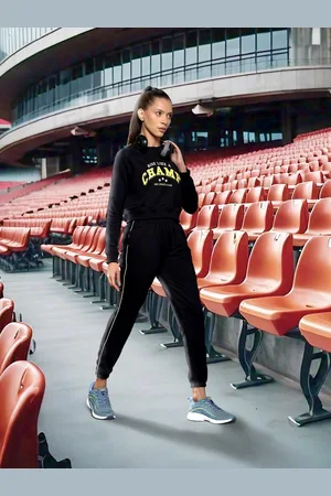 HRX Women Printed Lifestyle Tracksuit