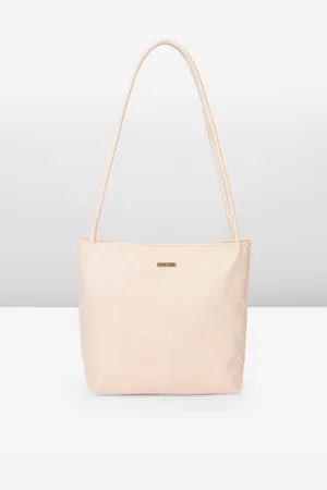 Fastrack Women Solid Structured Shoulder Bag with Dual Handles