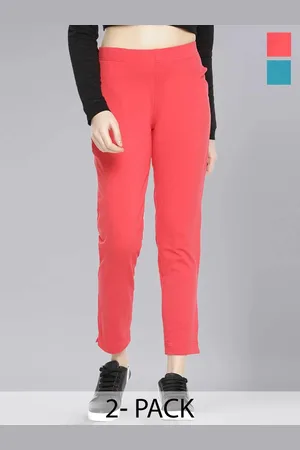Dollar Missy Women Pack Of 2 Mid-Rise Relaxed Wrinkle Free Regular Trousers