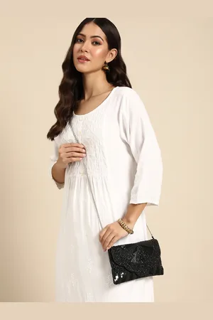 Sangria Embellished Structured Sling Bag