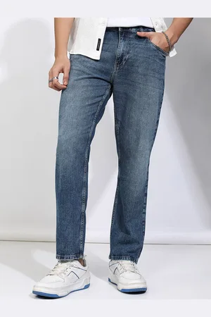 Highlander Men Cotton Relaxed Fit Light Fade Jeans