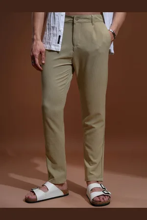 Highlander Men Slim Fit Chinos Trousers