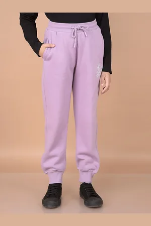 Crimsoune Club Girls Regular Fit Cotton Joggers