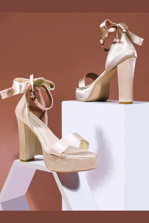 DIVASTRI Suede Party Block Sandals