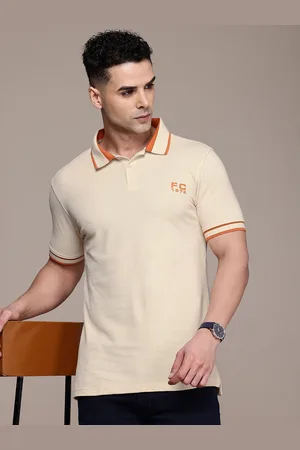 French Connection Polo Collar Pure Cotton T-shirt