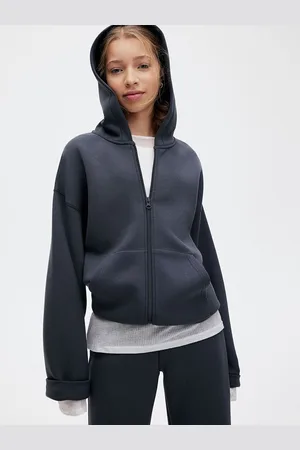 H&M Girls Scuba Zip-Through Hoodie