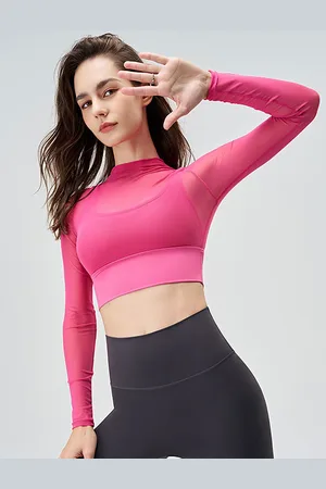 LULU & SKY Women High Neck Fitted Crop Top