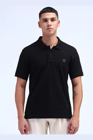 Flying Machine Men Polo Collar T-shirt