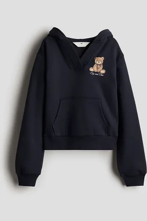 H&M Girls V-Neck Hoodie