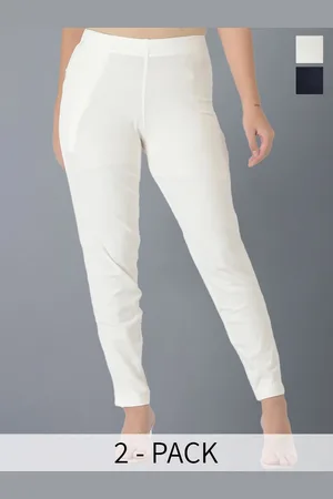 Dollar Missy Women Pack Of 2 Mid-Rise Relaxed Wrinkle Free Regular Trousers