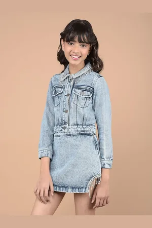 Crimsoune Club Girls Coat With Skirt Clothing Set