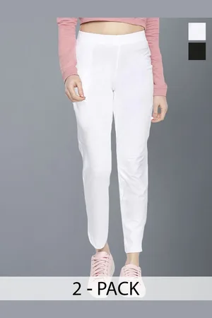 Dollar Missy Women Pack Of 2 Mid-Rise Relaxed Wrinkle Free Jogger Trousers