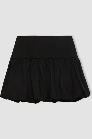 DeFacto Women Pure Cotton Tiered Mini Skirt