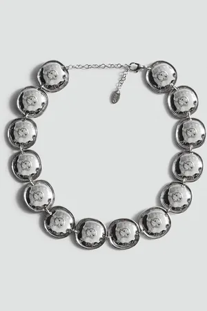 MANGO Stone Studded Necklace