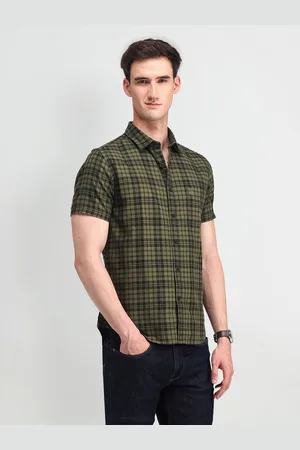 Ralph Lauren Men Comfort Tartan Checked Cotton Slim Fit Casual Shirt