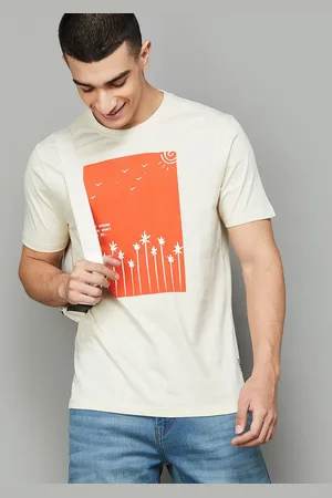 Lifestyle Men Sports Printed V-Neck Pockets T-shirt