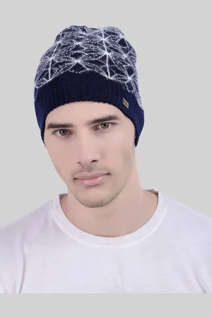 WILD WEST Men Self Design Woollen Beanie