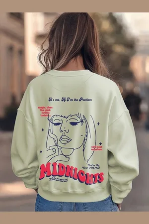 Bewakoof Graphic Printed Oversized Sweatshirt