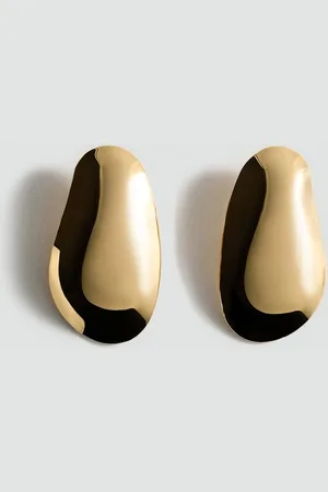 MANGO Contemporary Drop Earrings