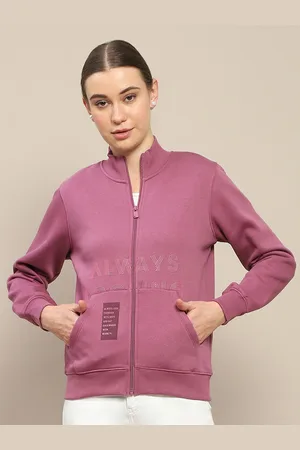 MADAME Women Zipper Sweatshirt