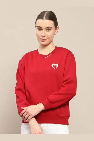 MADAME Women Embroidered Sweatshirt