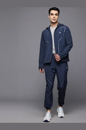 HRX Rapid-Dry Hooded Training Track suits