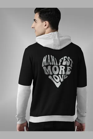 BAESD Men Hooded Pullover Sweatshirt
