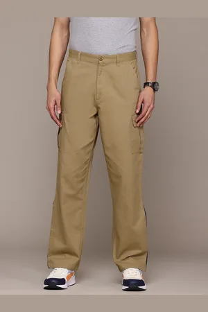 Roadster The Life Co. Men Pure Cotton Relaxed Loose Fit Chinos Trousers