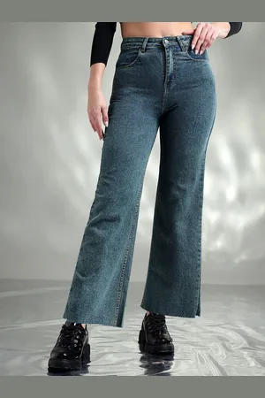 KOTTY Women Jean Flared High-Rise Stretchable Jeans