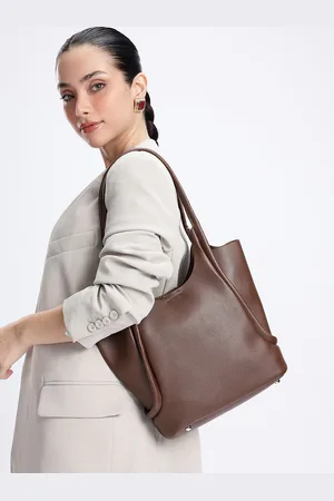 Mast & Harbour Structured Shoulder Bag with Pouch