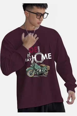 CHKOKKO Men Graphic Printed Relaxed Fit T-shirt