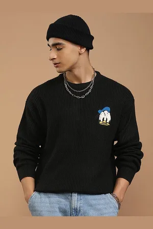 Highlander Disney Donald Duck Men Ribbed Pullover