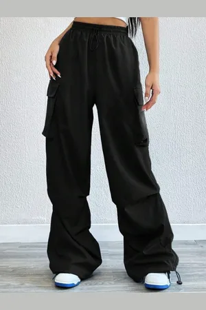 Broadstar Women Smart Baggy Fit Parachute Trousers