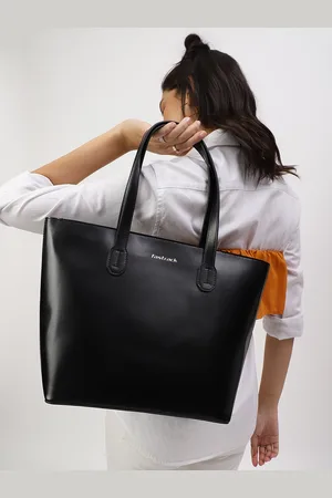Fastrack Women Ivory Black College Tote Bag